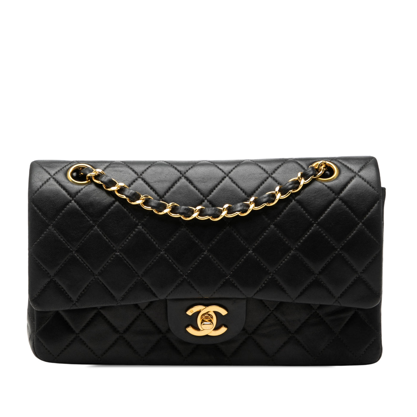 Medium Classic Lambskin Double Flap - Image 1