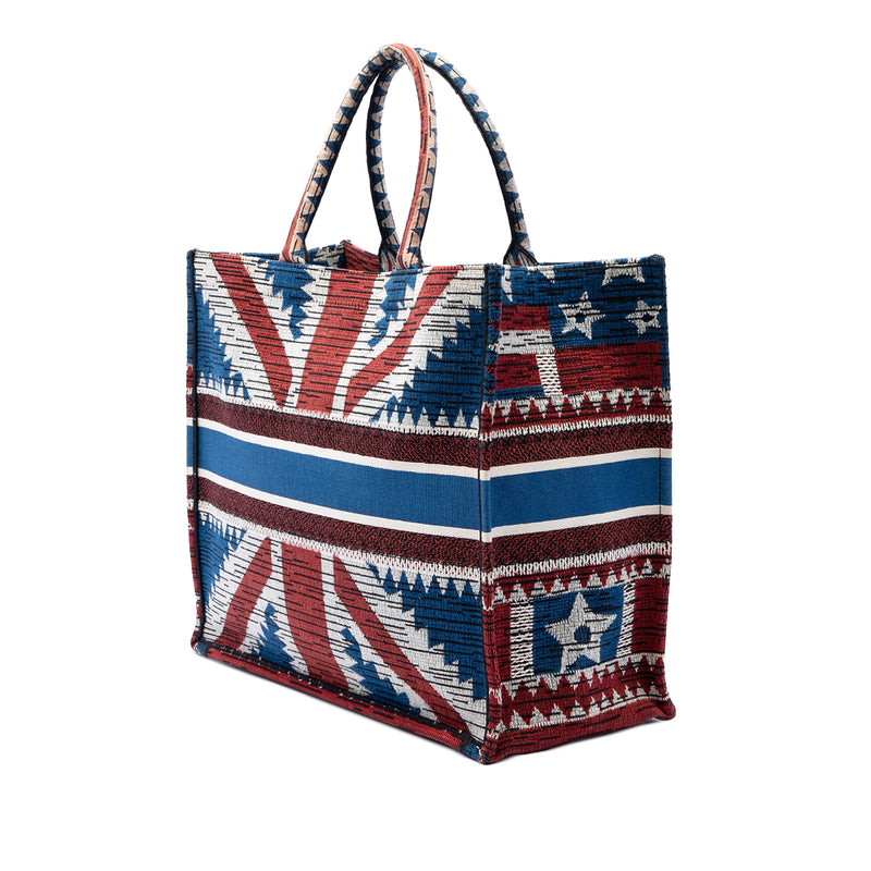 Large Canvas French Flag Book Tote - Image 2