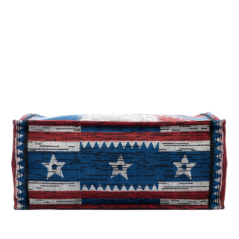 Large Canvas French Flag Book Tote - Image 3