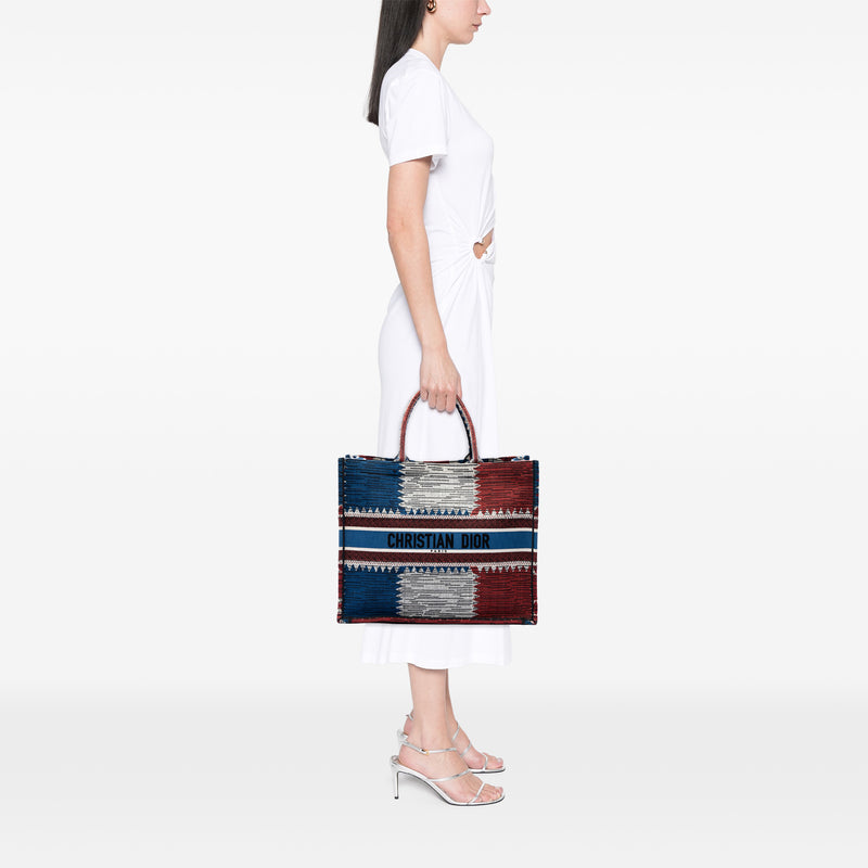 Large Canvas French Flag Book Tote - Image 6