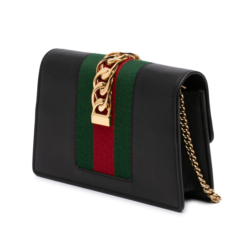Super Mini Calfskin Web Sylvie Chain Crossbody - Image 2