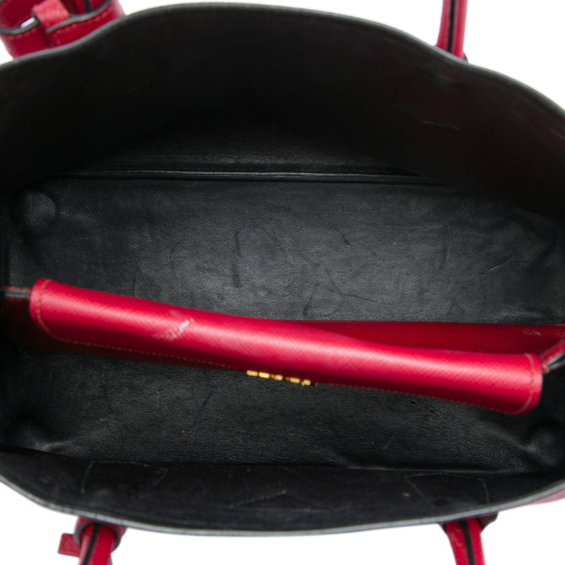 Large Saffiano Cuir Double Satchel - Image 4