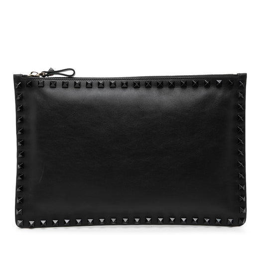 Leather Rockstud Clutch - Image 1