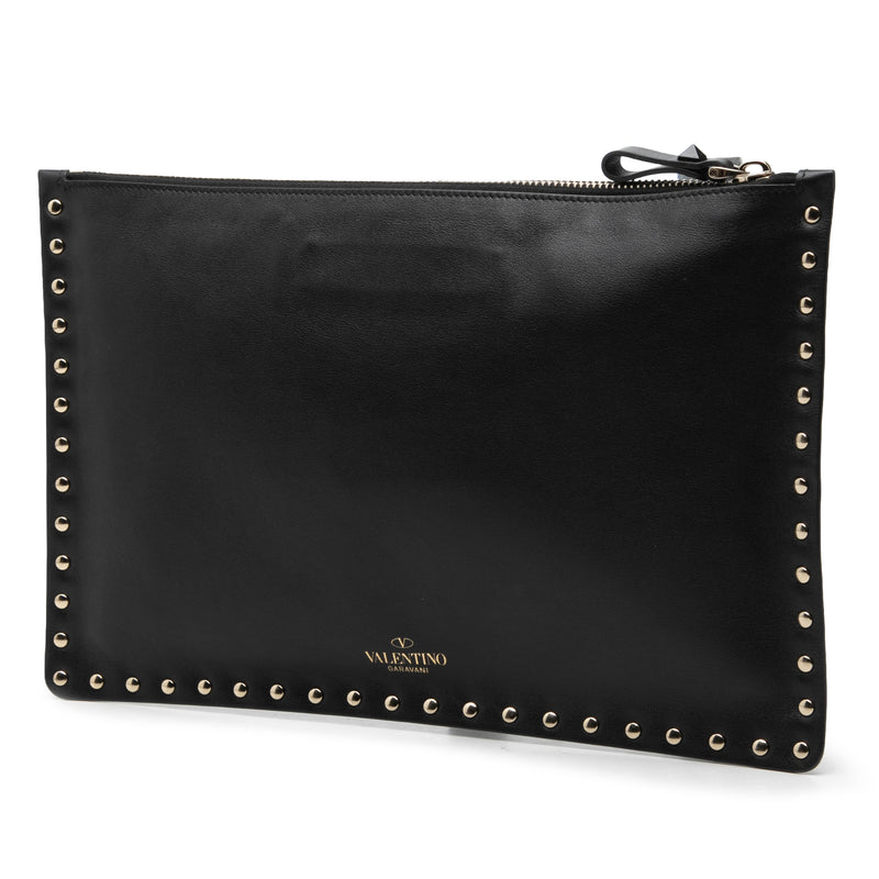 Leather Rockstud Clutch - Image 2