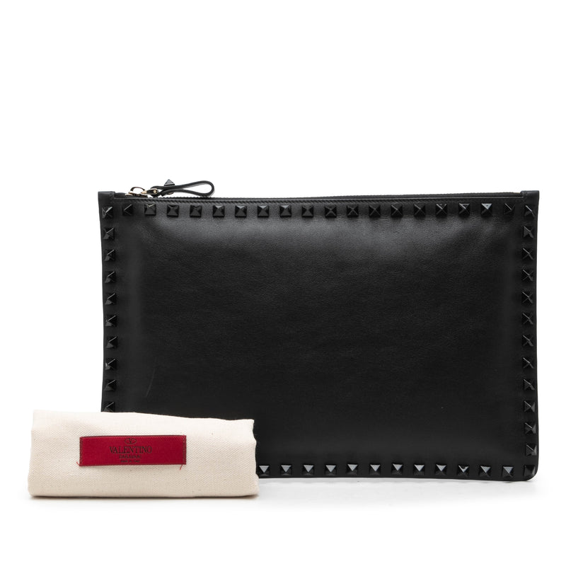 Leather Rockstud Clutch - Image 7
