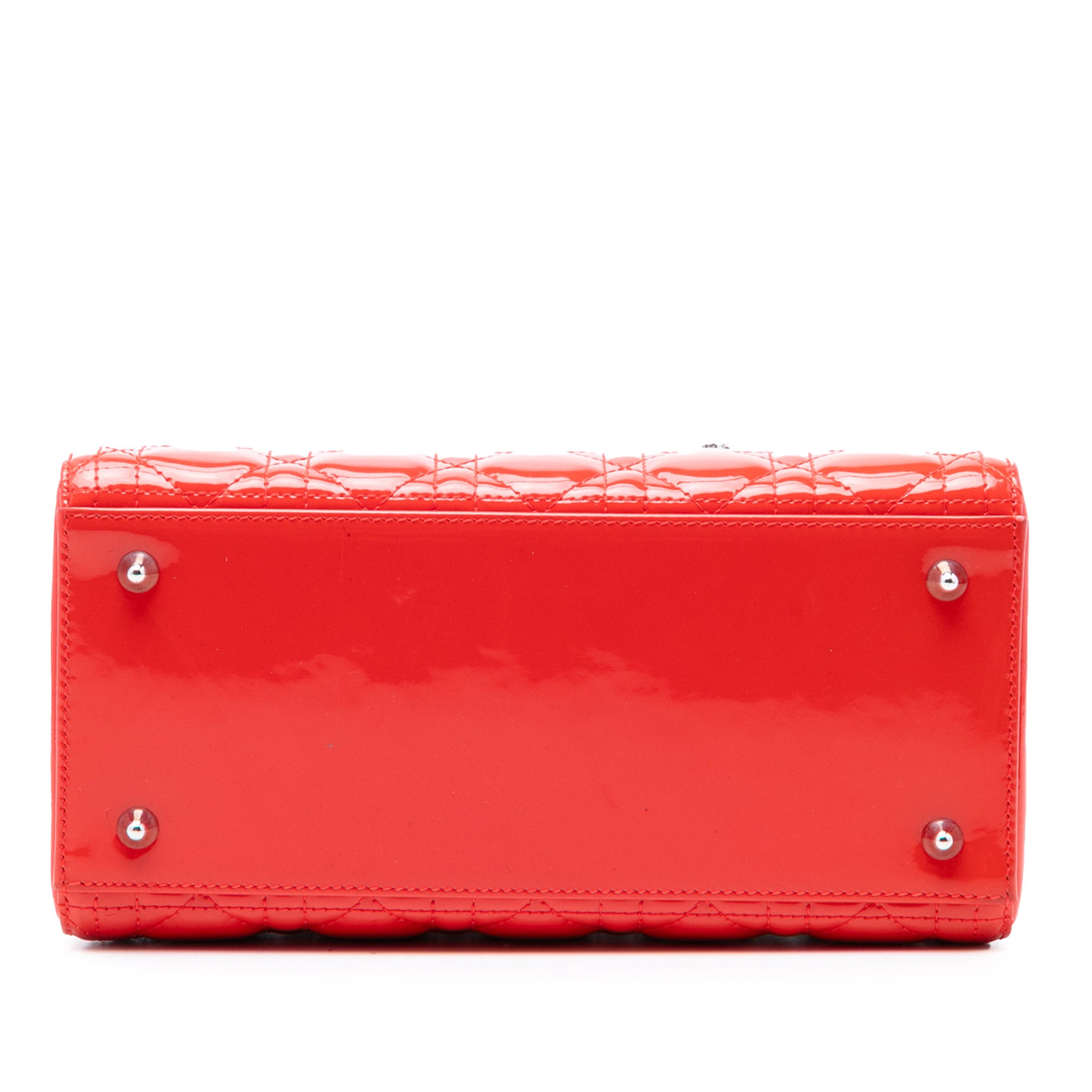 Medium Patent Cannage Lady Dior - Image 3