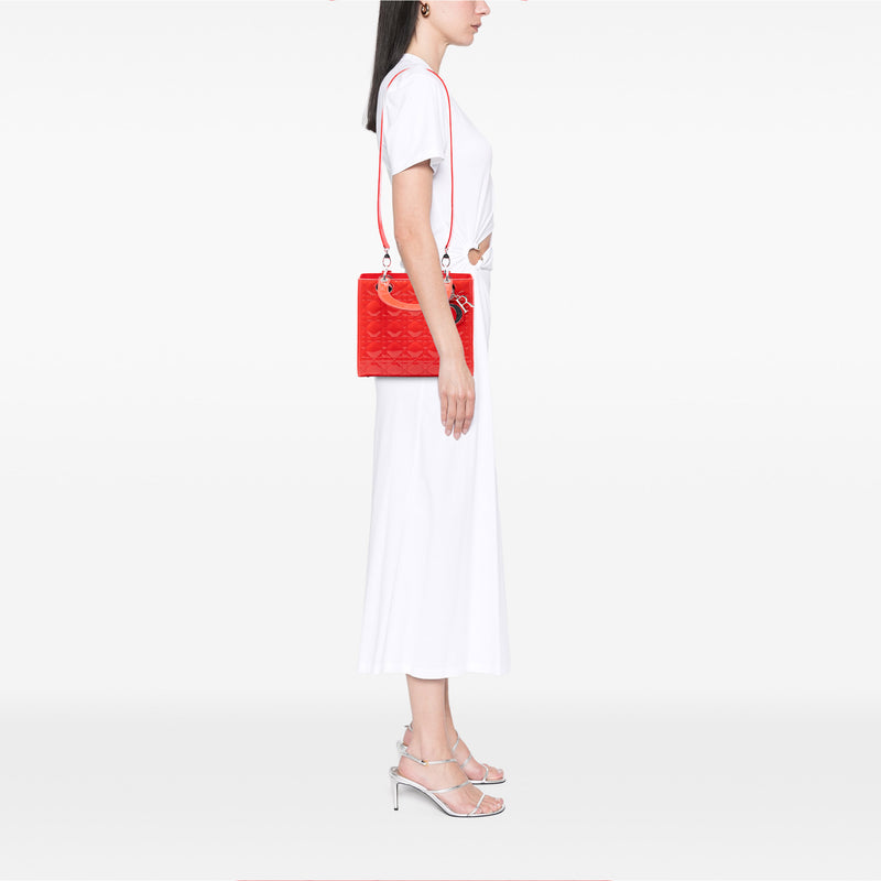 Medium Patent Cannage Lady Dior - Image 7