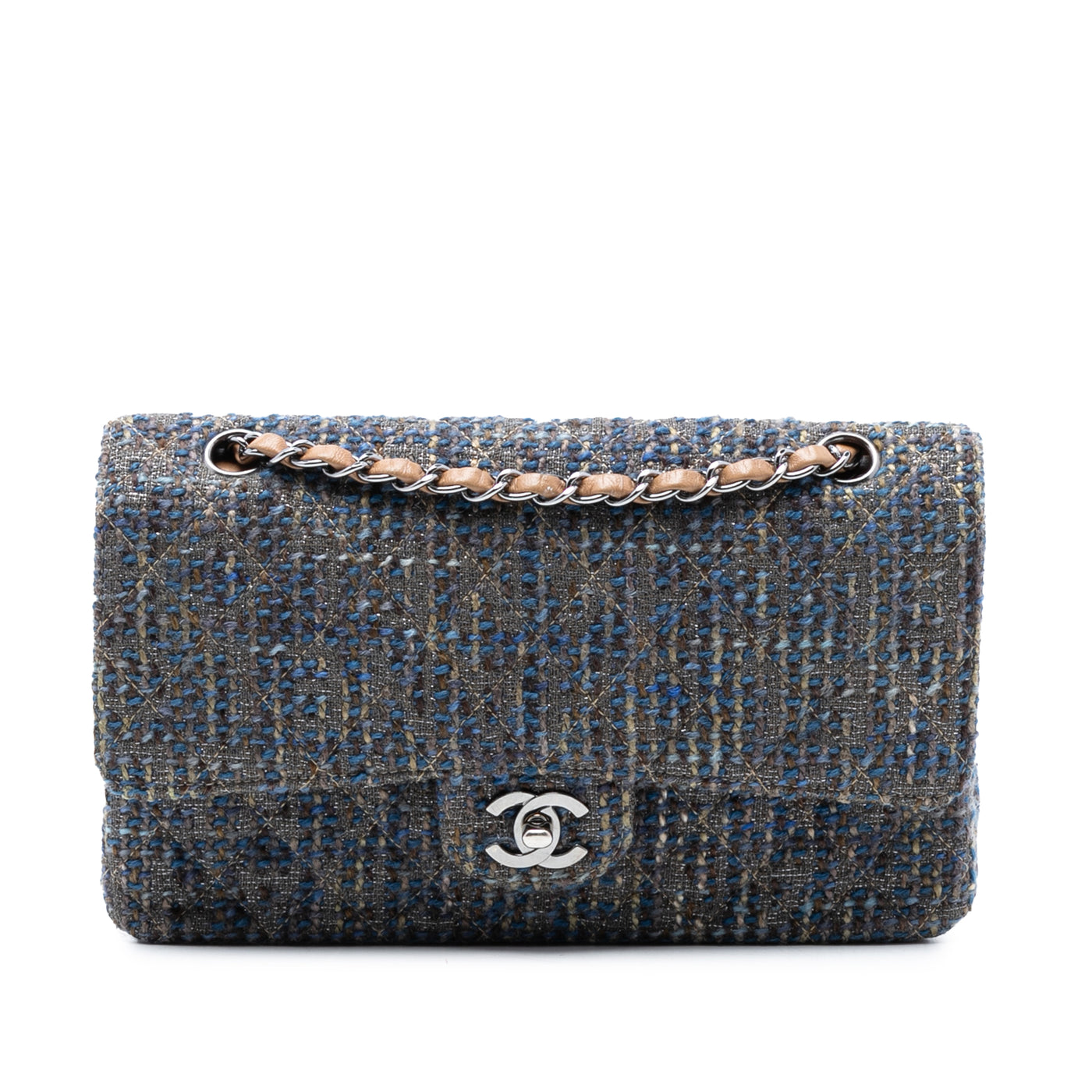 Medium Classic Tweed Double Flap - Image 1