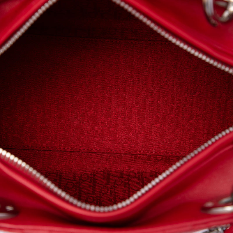 Medium Lambskin Cannage Lady Dior - Image 4