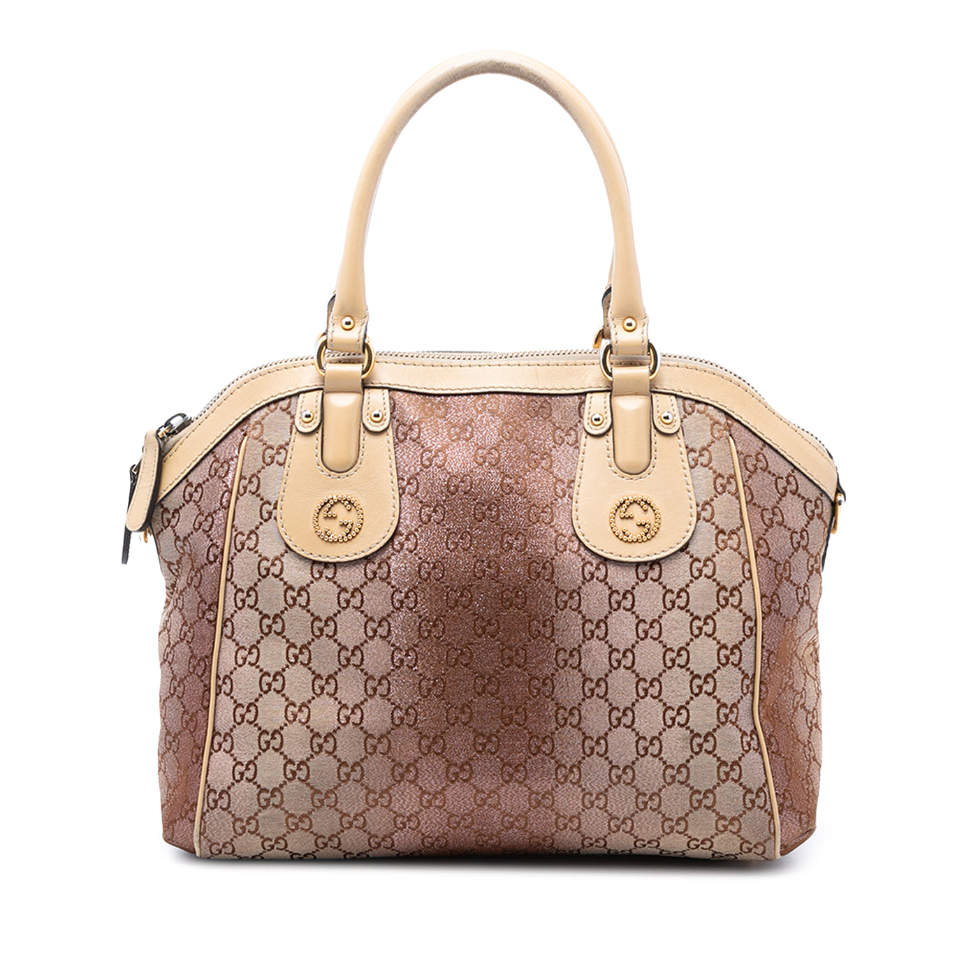 Medium GG Lurex Scarlett Satchel - Image 1