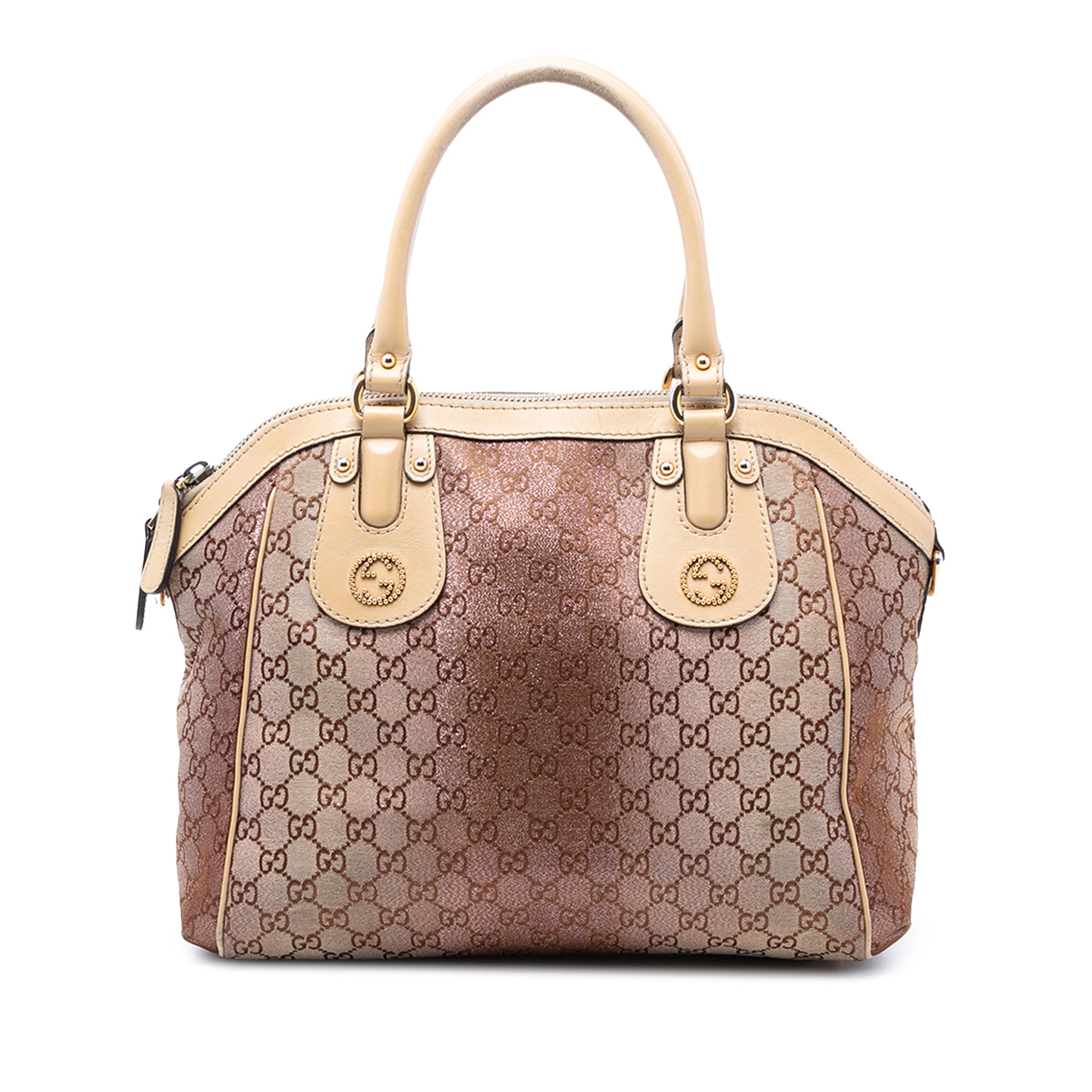 Medium GG Lurex Scarlett Satchel - Image 1