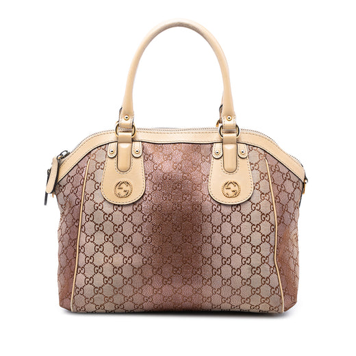 Medium GG Lurex Scarlett Satchel - Image 1