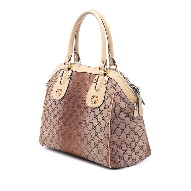 Medium GG Lurex Scarlett Satchel - Image 2