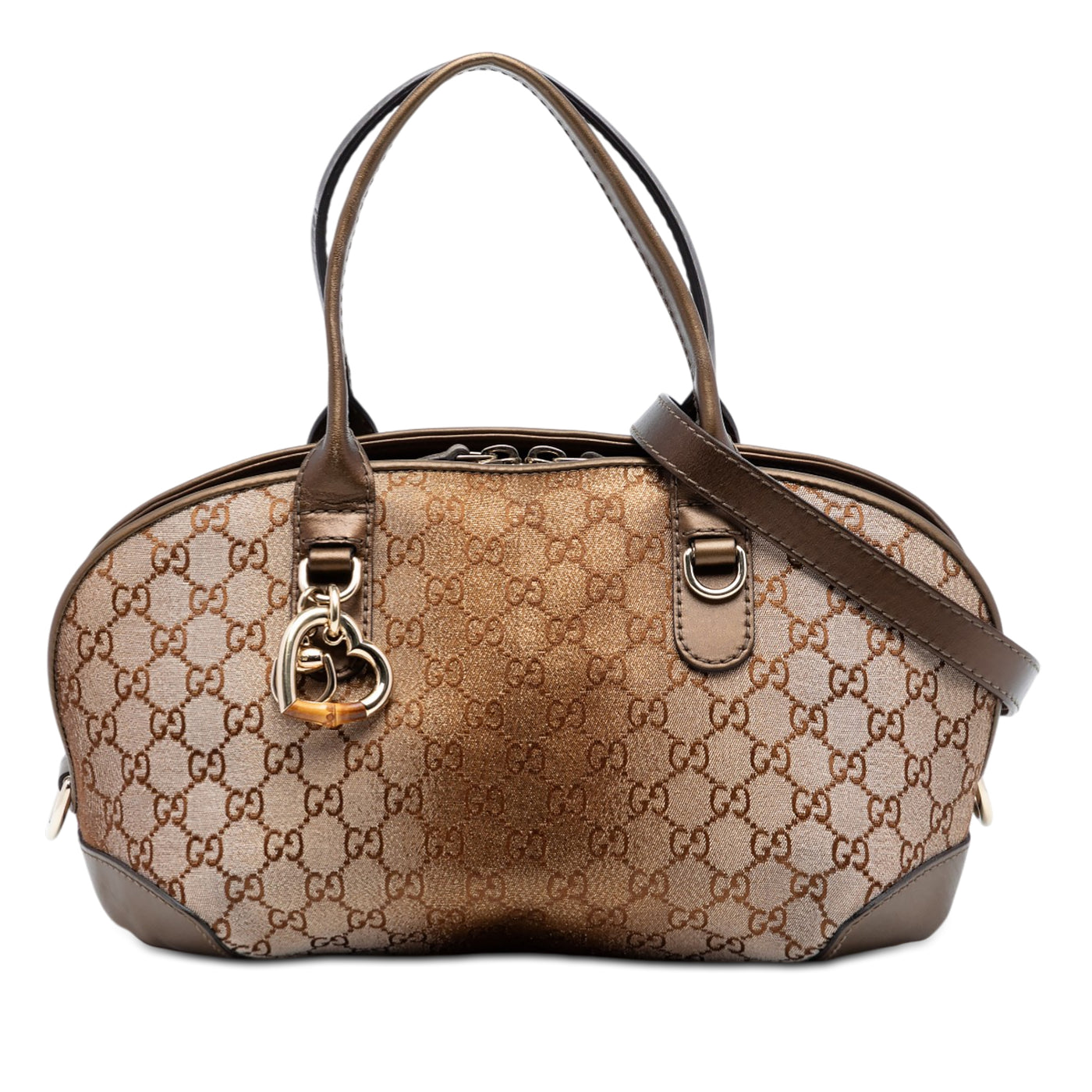 GG Lurex Heart Bit Satchel - Image 1
