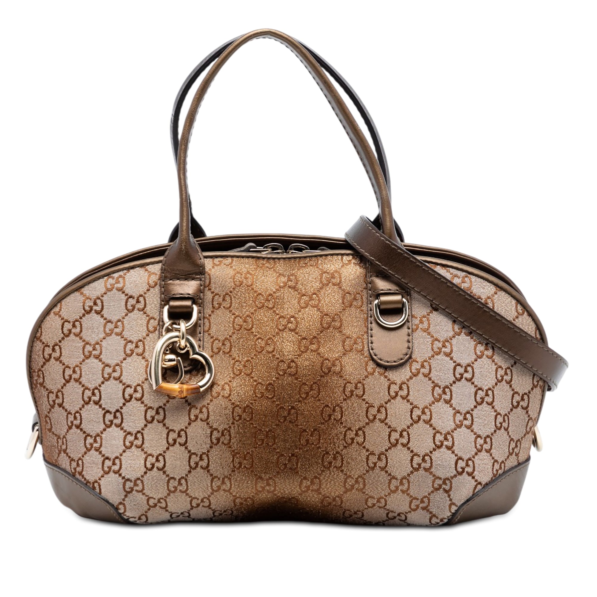GG Lurex Heart Bit Satchel - Image 1