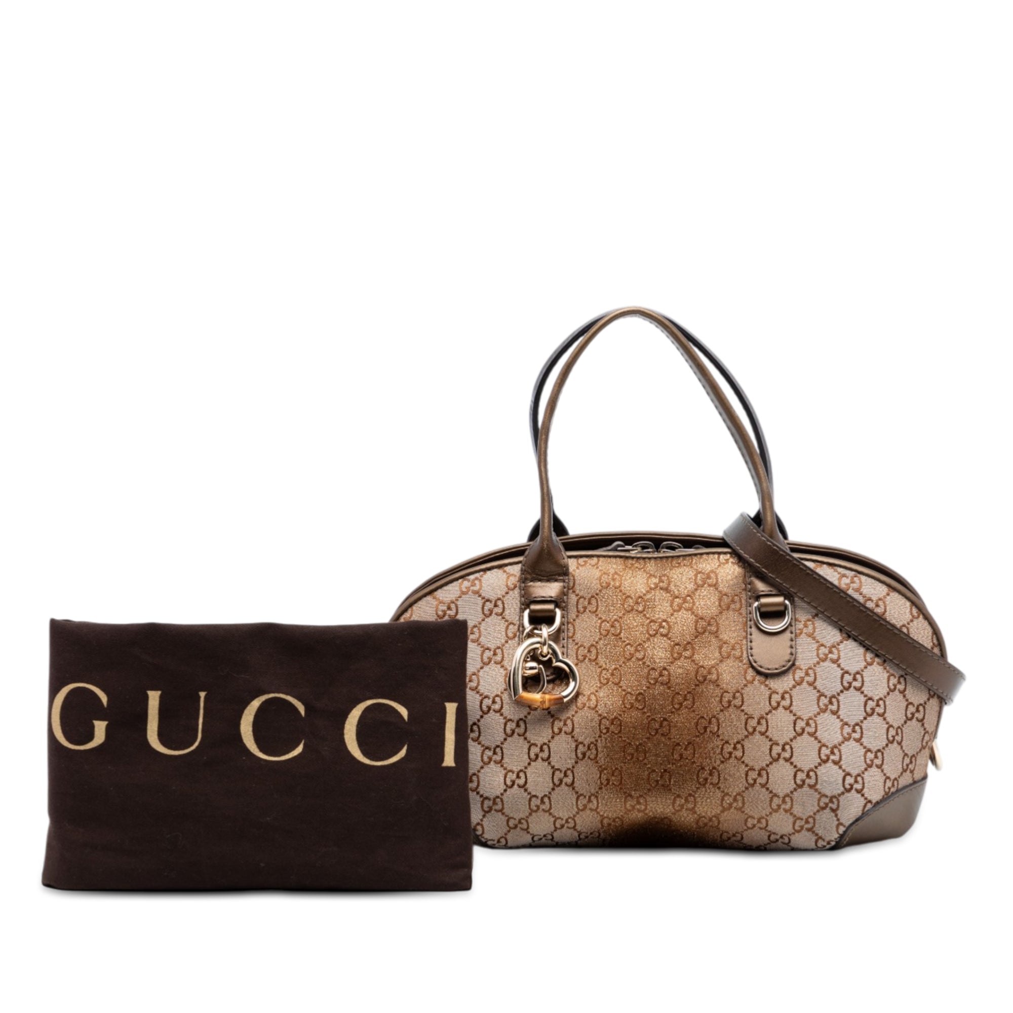 GG Lurex Heart Bit Satchel - Image 8