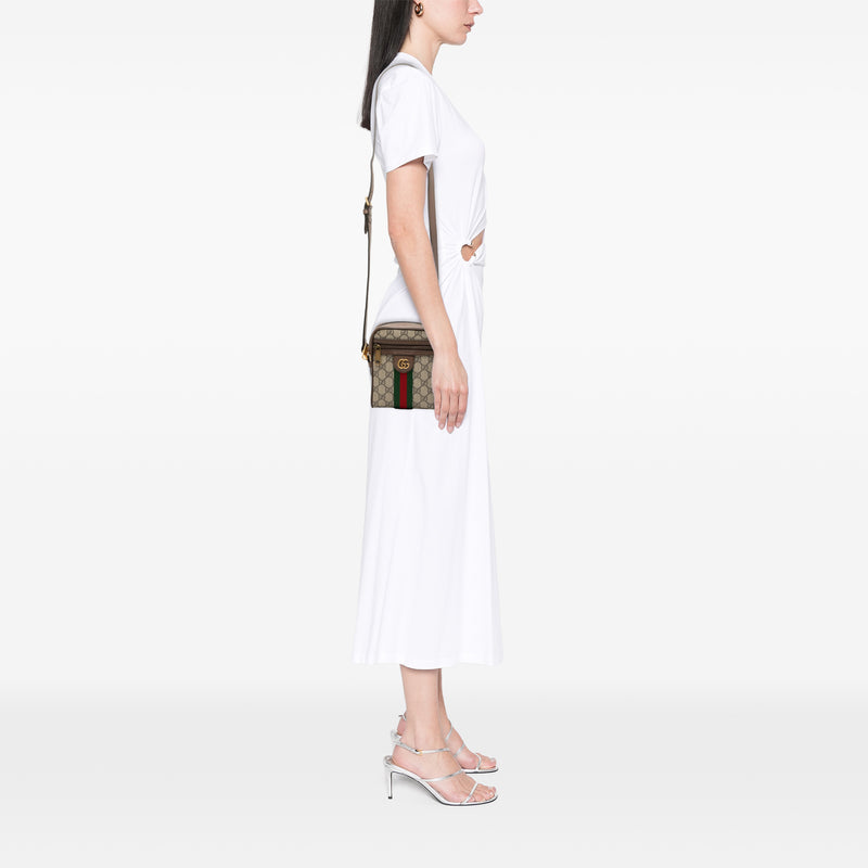 Mini GG Supreme Web Ophidia Crossbody - Image 7