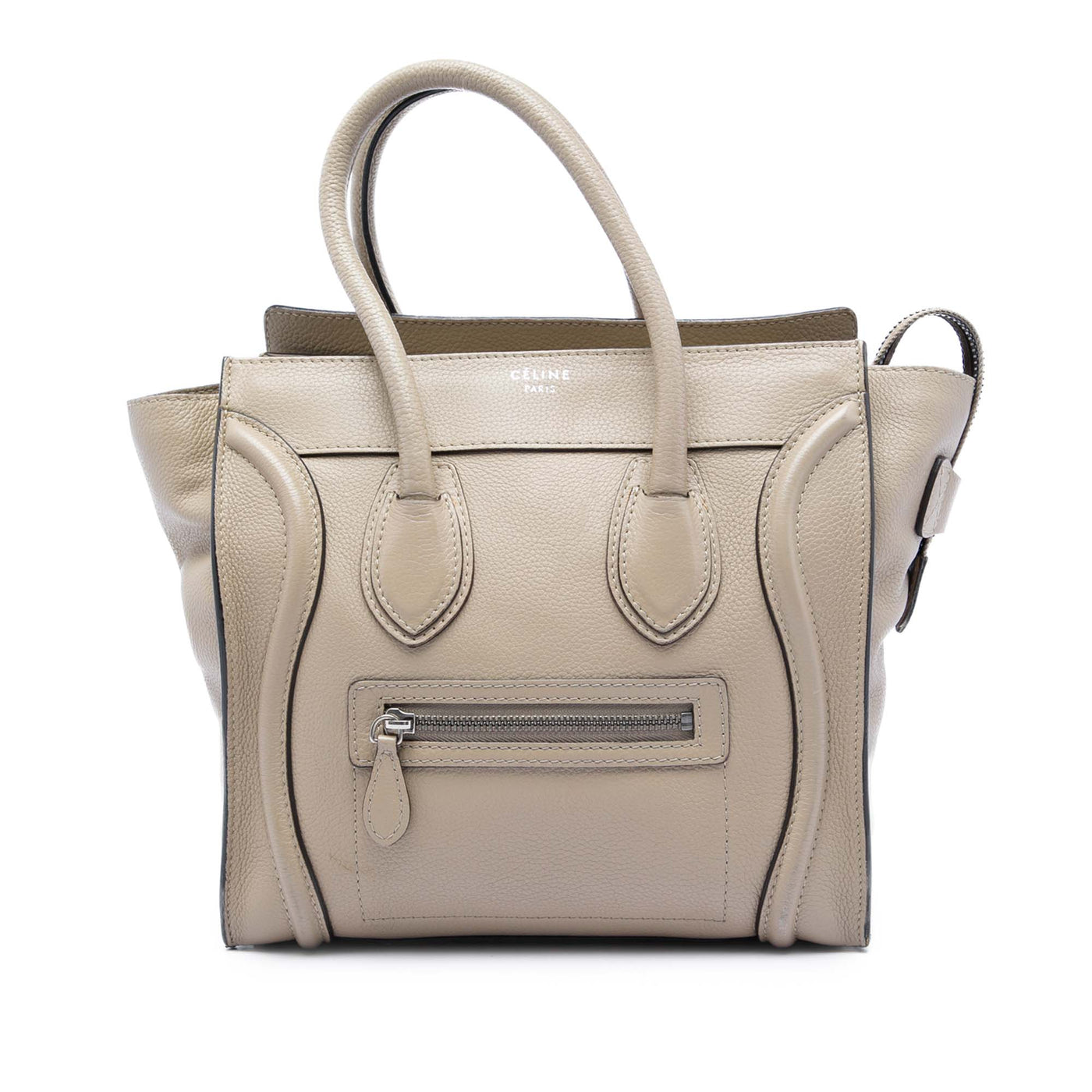 Micro Leather Luggage Tote - Image 1