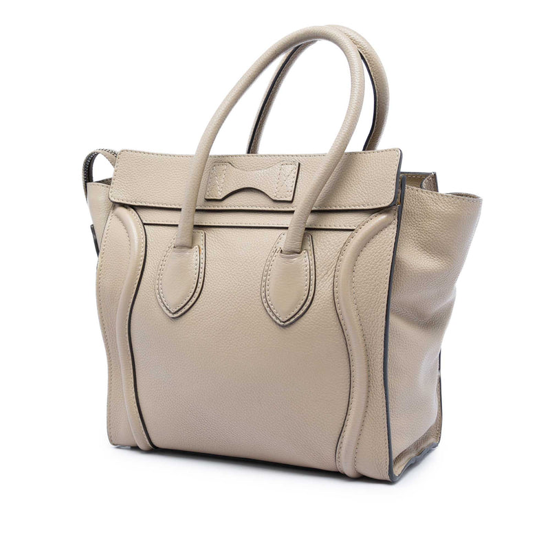 Micro Leather Luggage Tote - Image 2