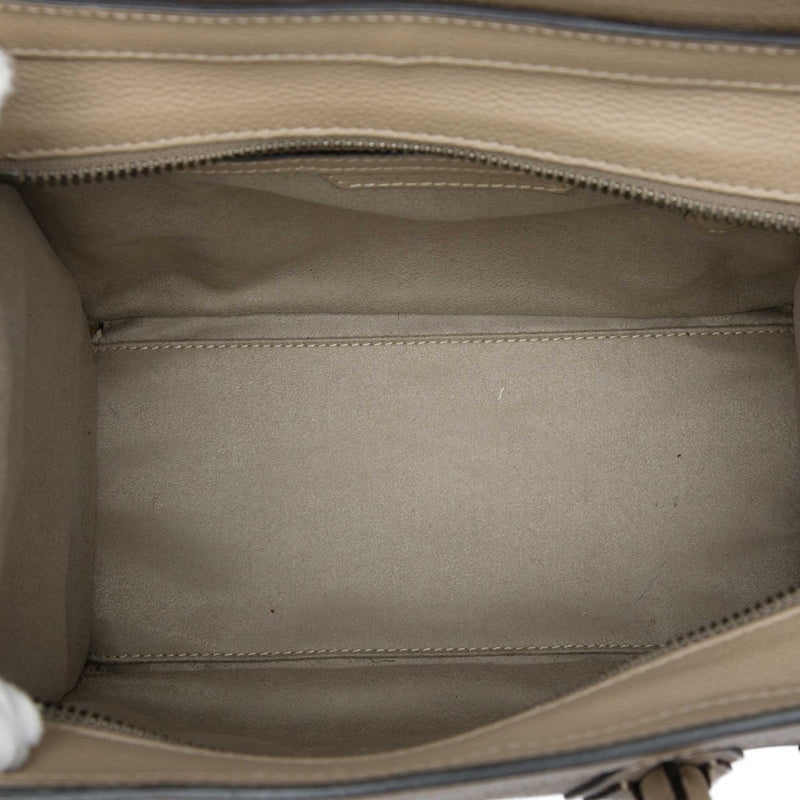 Micro Leather Luggage Tote - Image 4