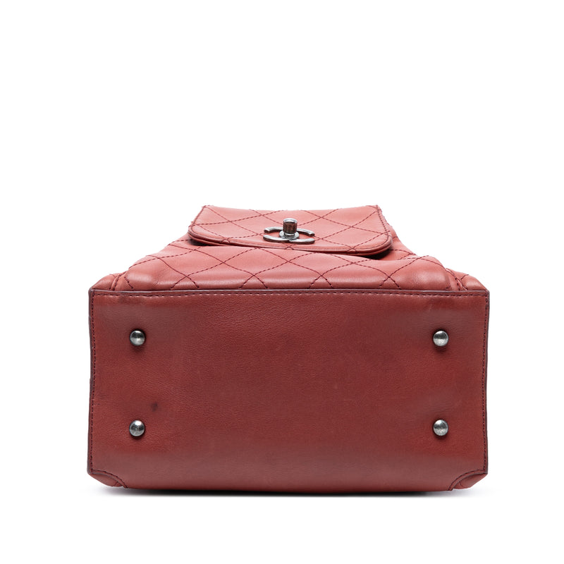 Medium Stitched Calfskin Urban Luxury Drawstring Backpack - Image 3