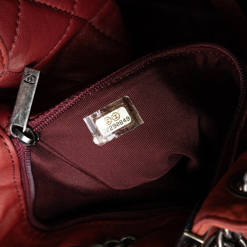 Medium Stitched Calfskin Urban Luxury Drawstring Backpack - Image 5