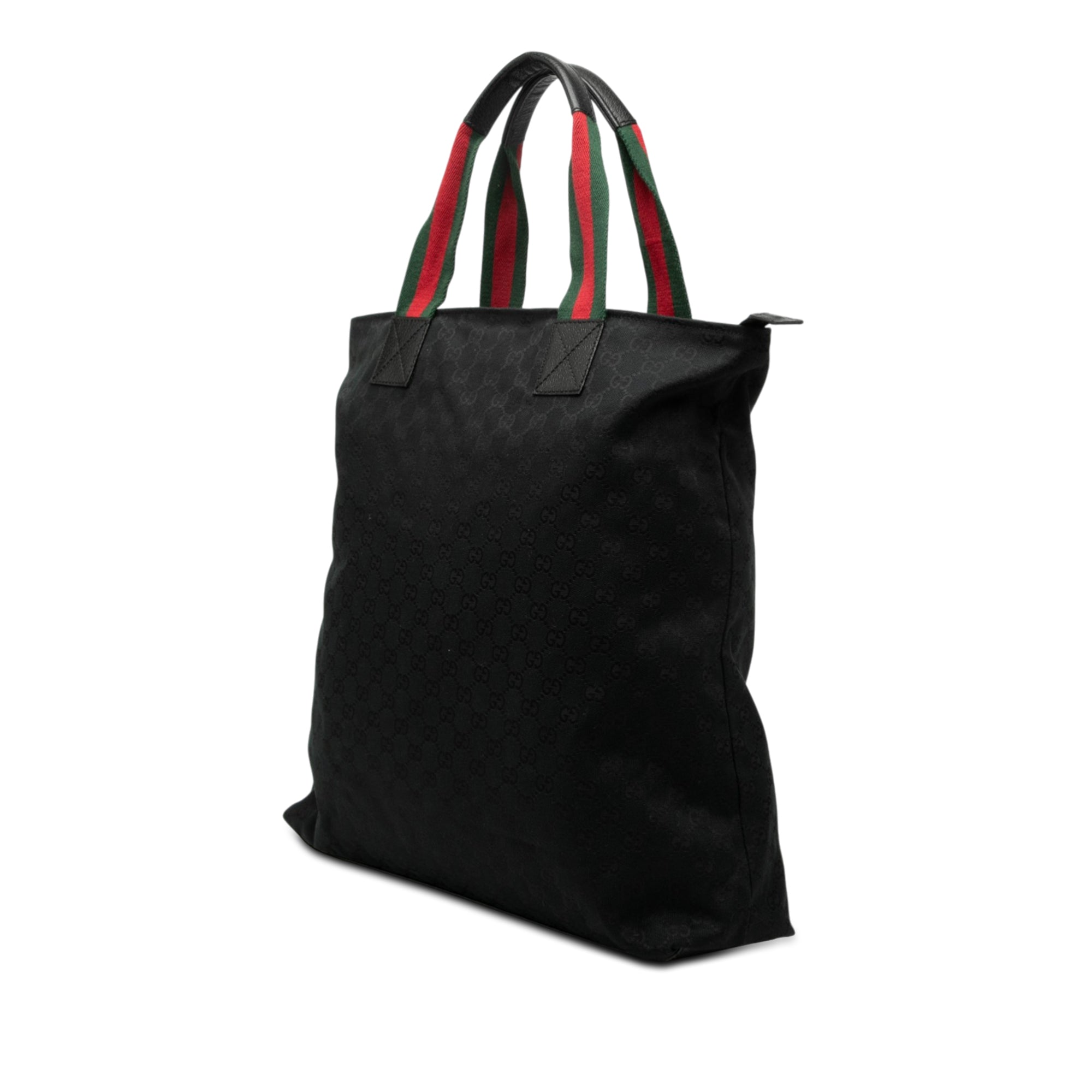 GG Canvas Web Vertical Tote - Image 2
