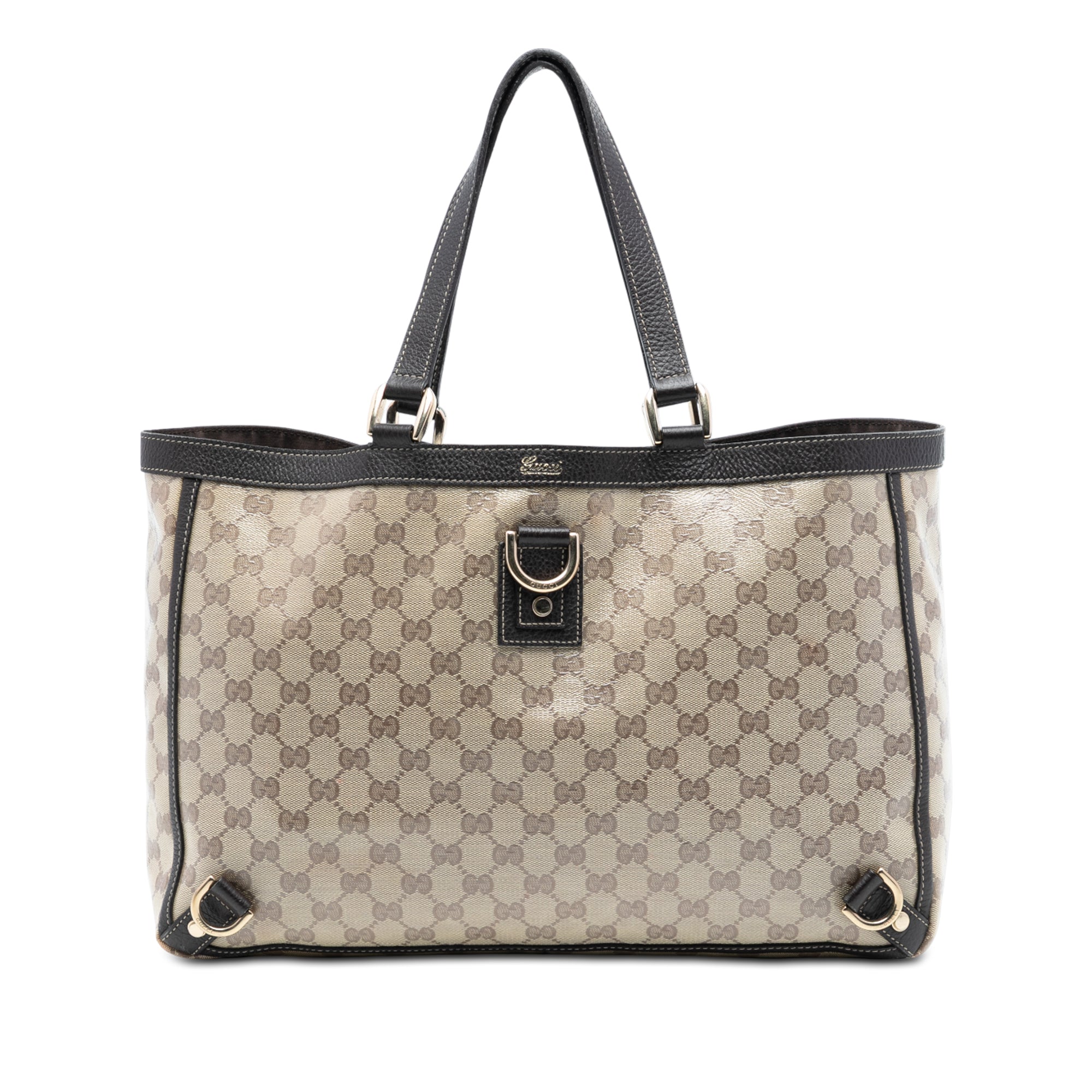 GG Crystal Abbey D Ring Tote - Image 1