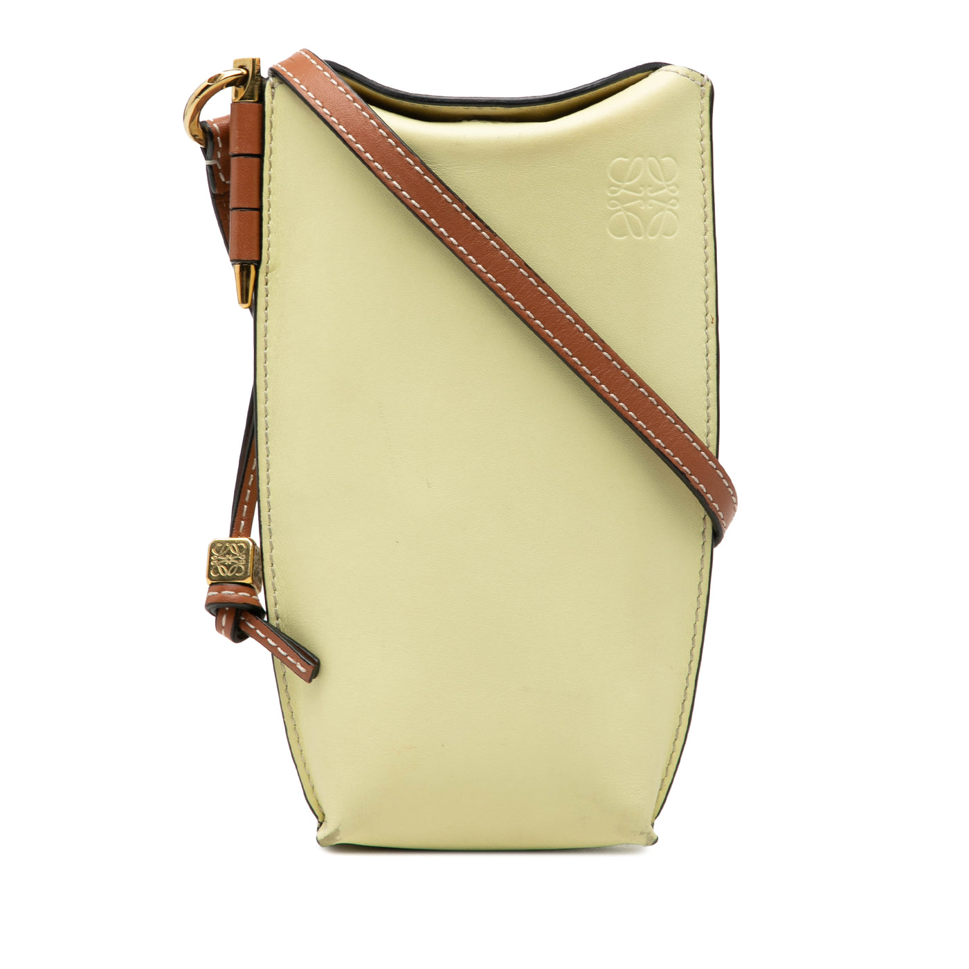 Leather Gate Pocket Crossbody - Image 1
