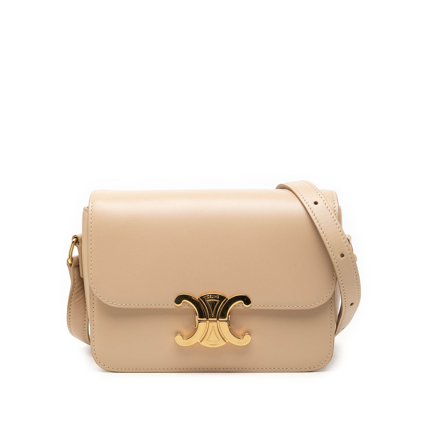 Teen Shiny Calfskin Triomphe Crossbody - Image 1