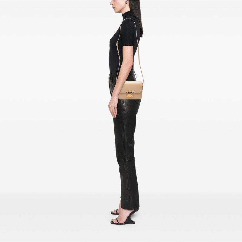 Teen Shiny Calfskin Triomphe Crossbody - Image 6