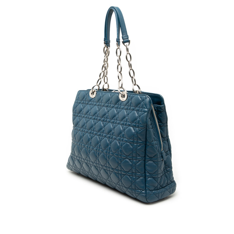 Large Lambskin Cannage Soft Zipped Lady Dior Shopping Tote - Image 2