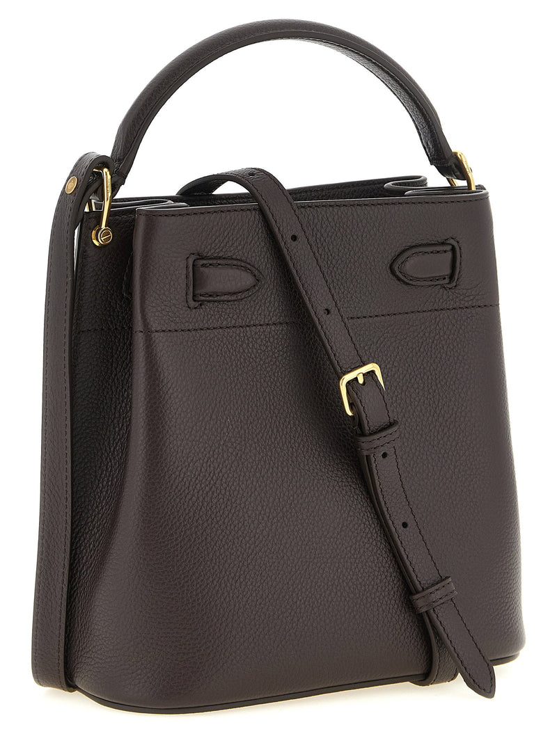 Mulberry Islington Bucket Bag — Brown Hammered Calf Leather