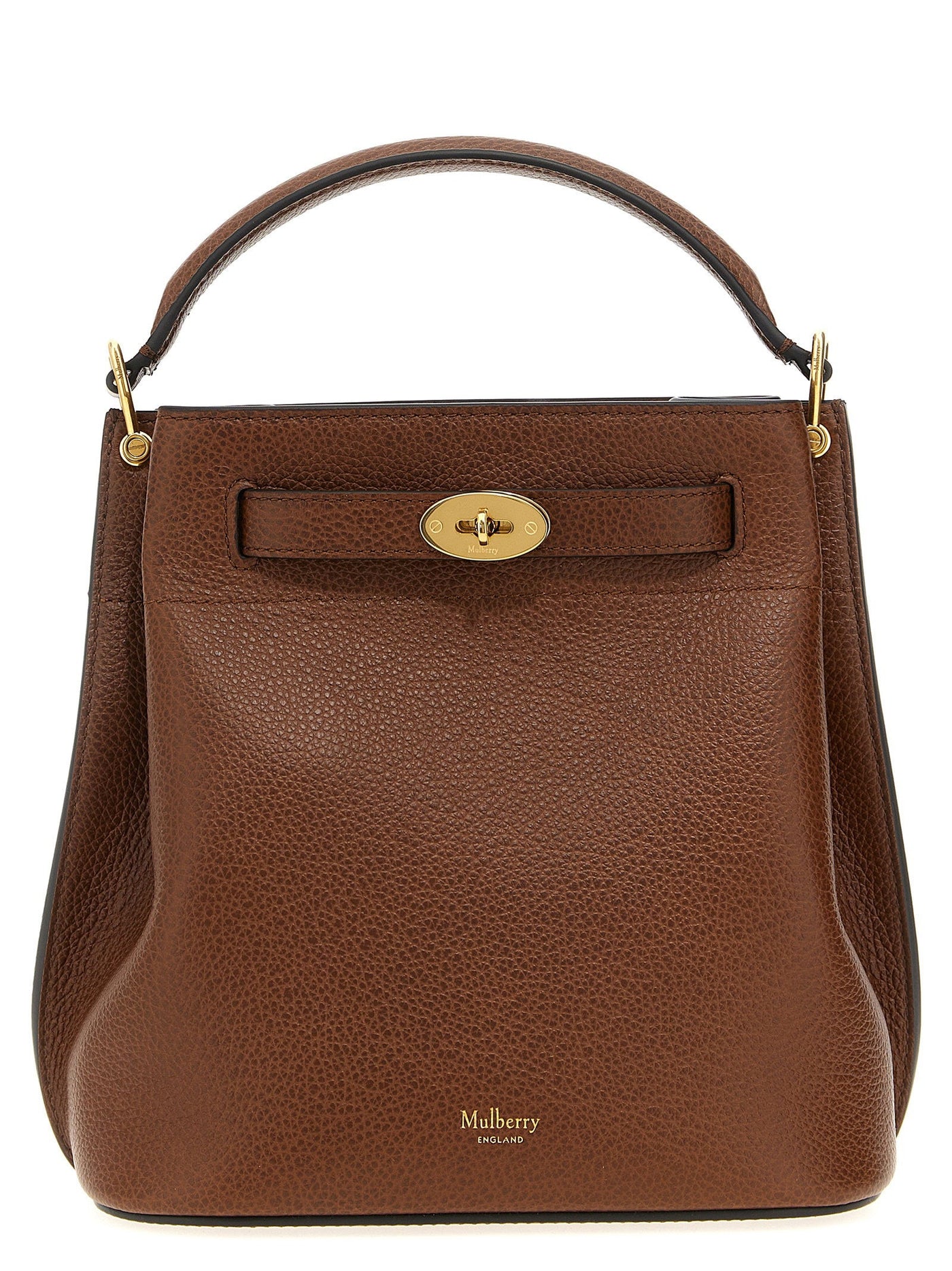Mulberry Islington Bucket Bag — Brown Leather