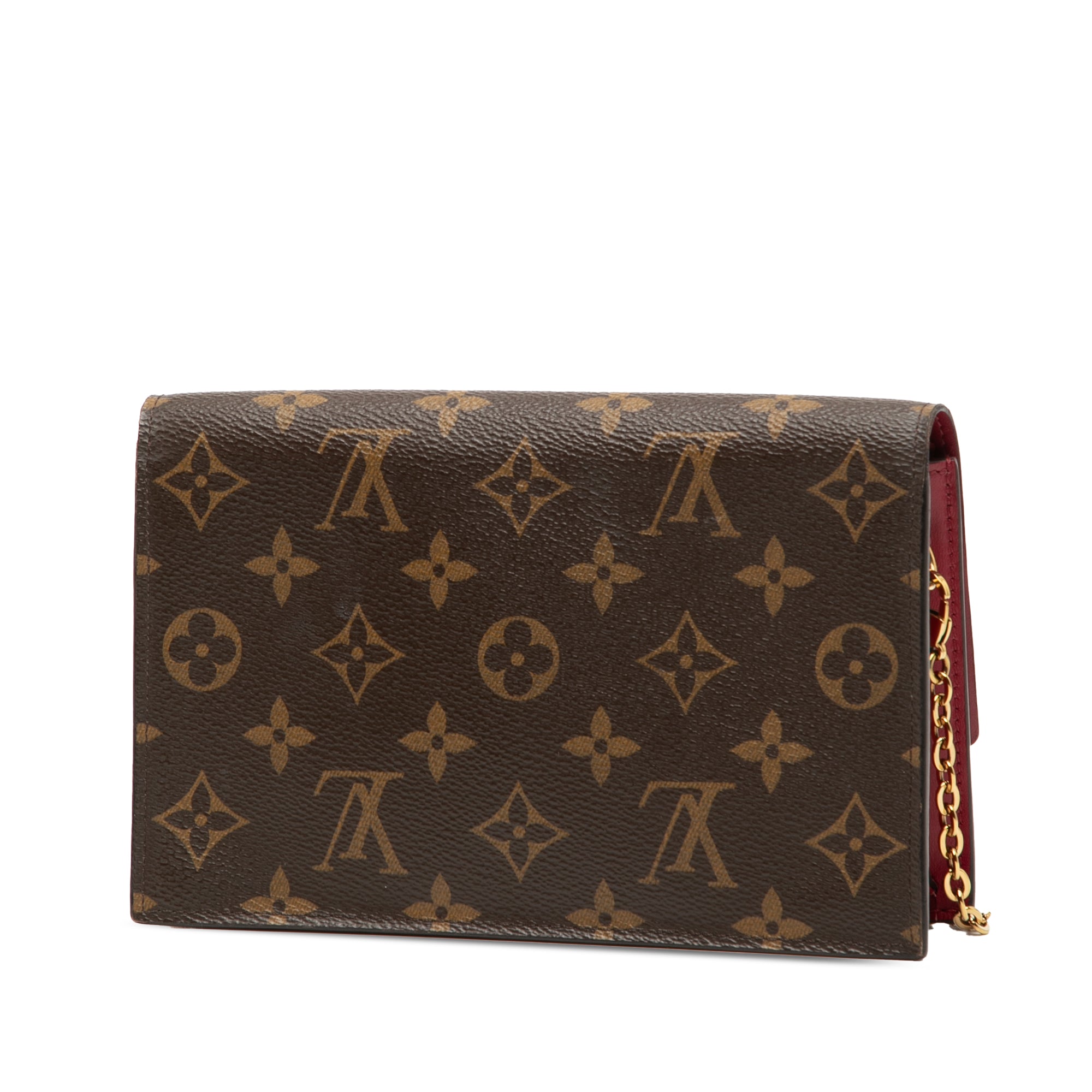 Monogram Flore Wallet On Chain - Image 2