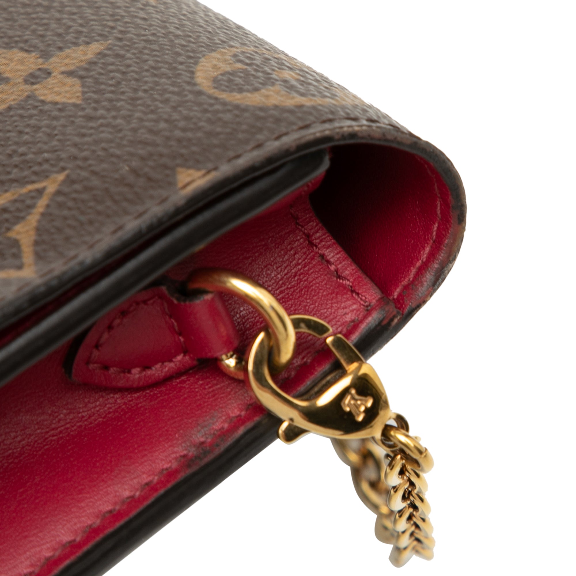 Monogram Flore Wallet On Chain - Image 7