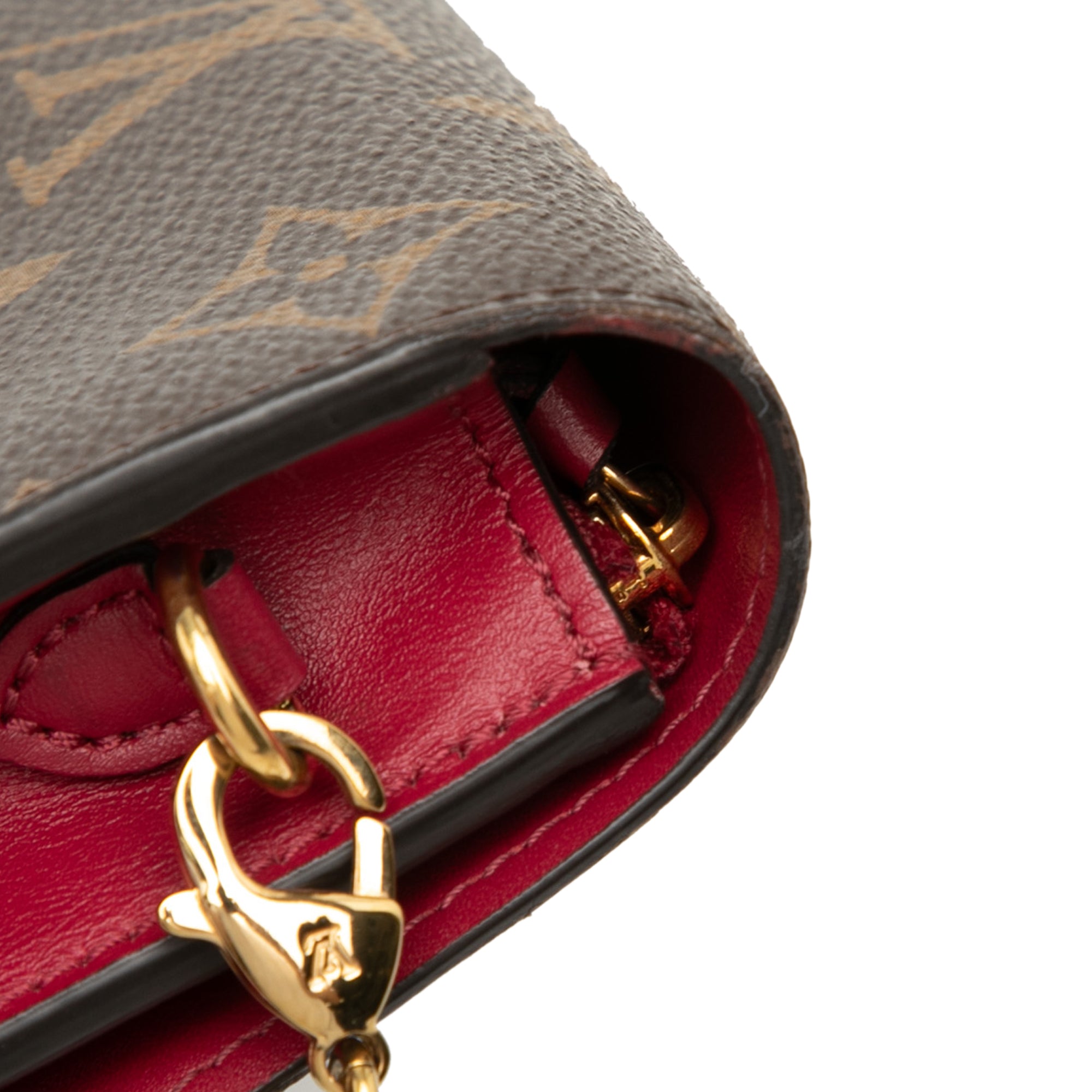 Monogram Flore Wallet On Chain - Image 8