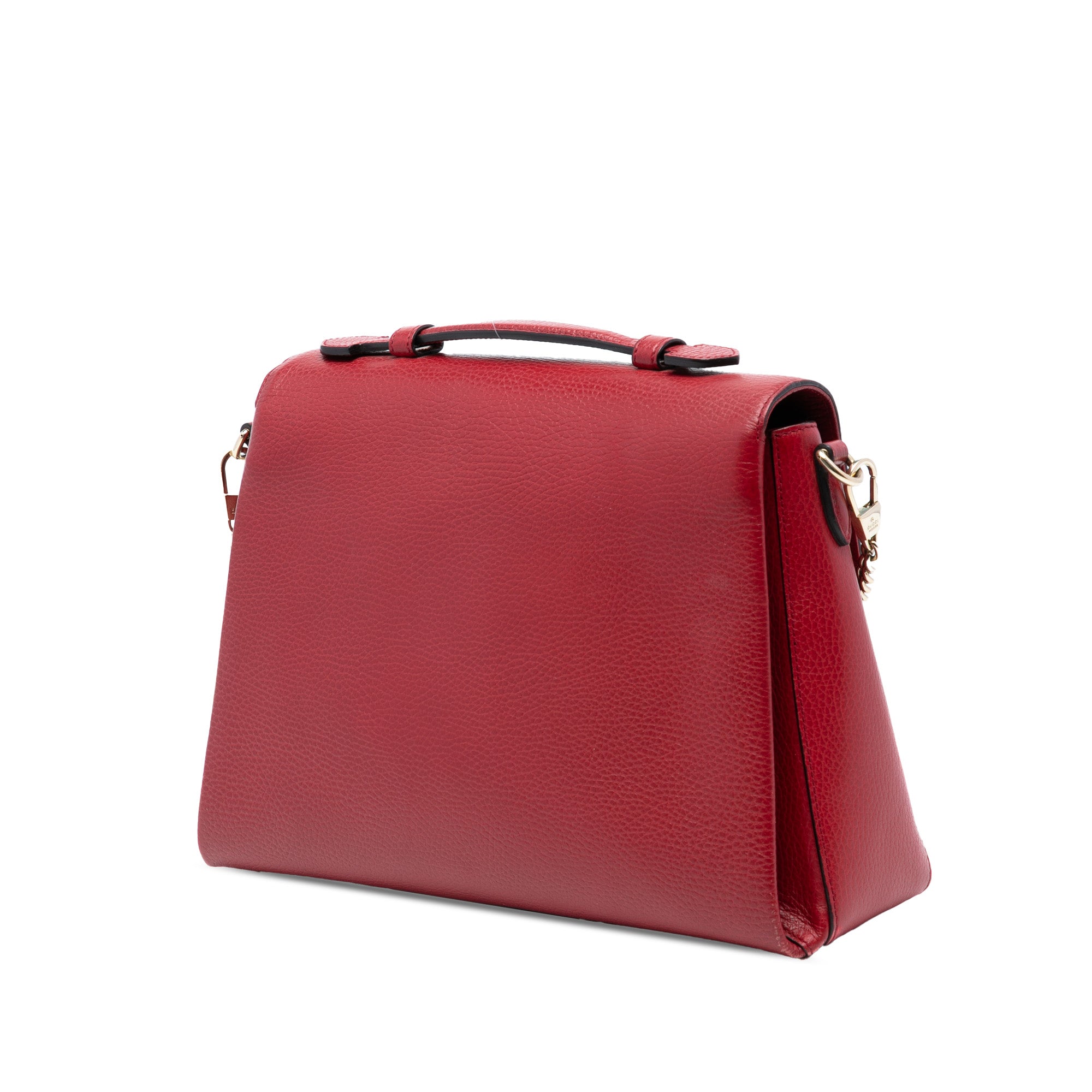 Medium Dollar Calf Interlocking G Satchel - Image 2