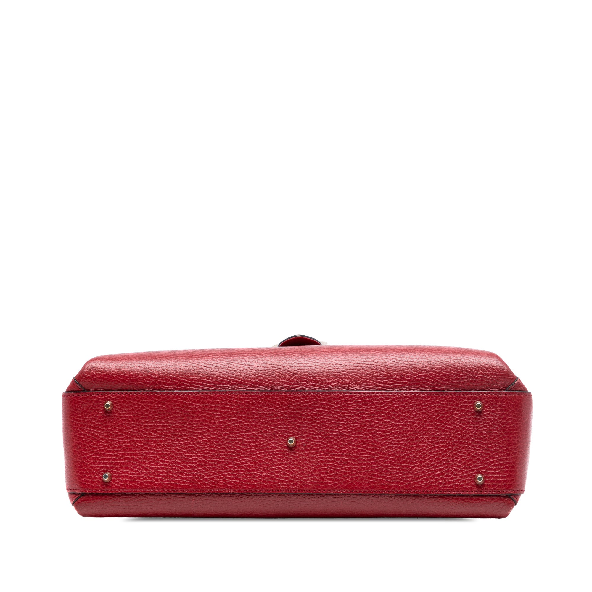 Medium Dollar Calf Interlocking G Satchel - Image 3