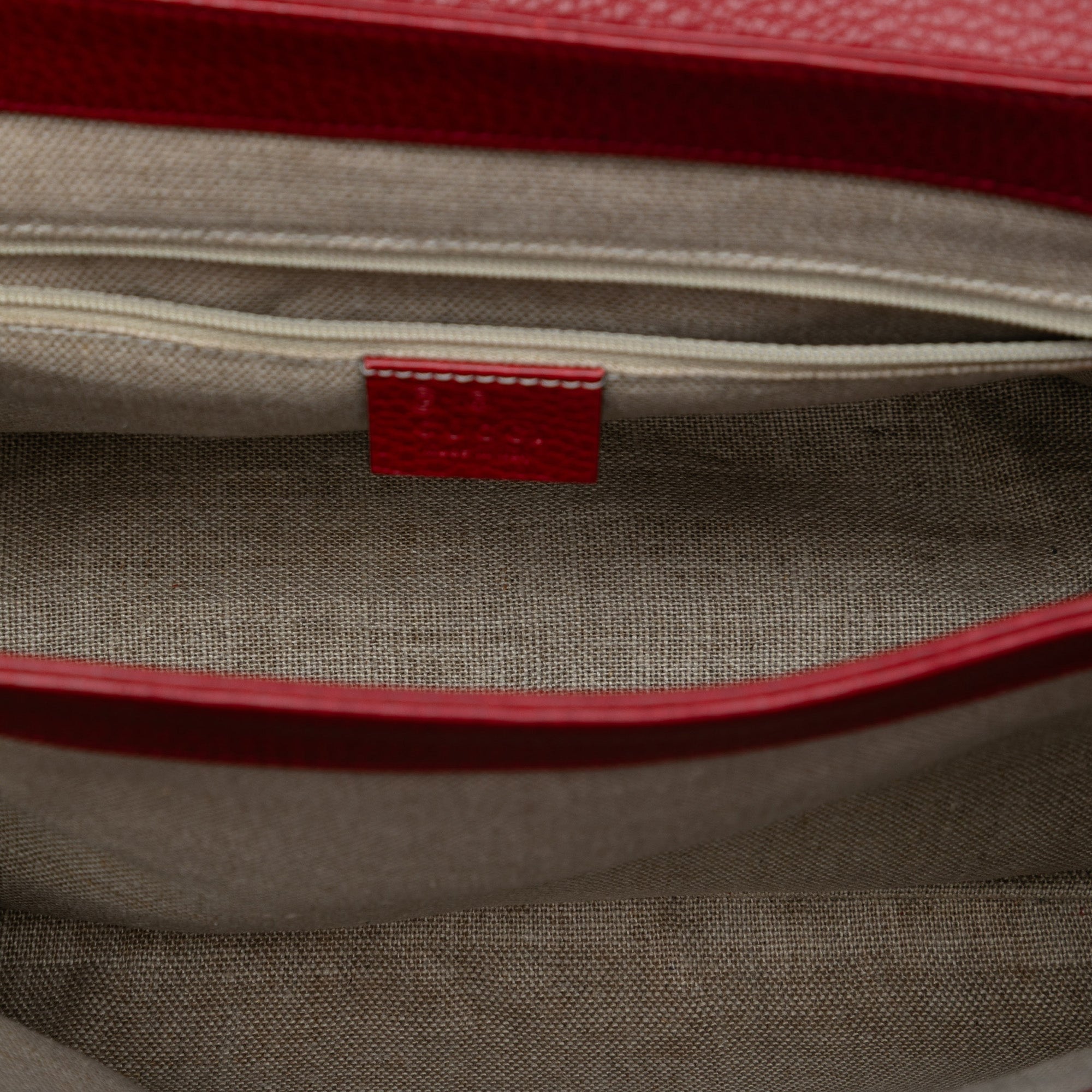 Medium Dollar Calf Interlocking G Satchel - Image 4