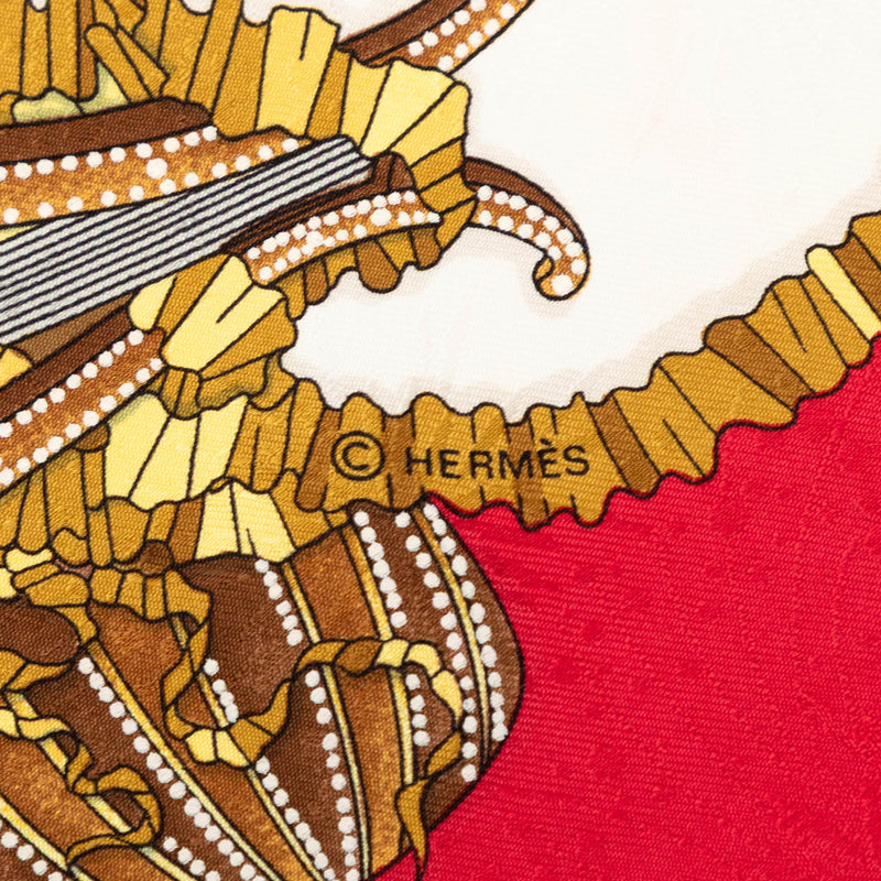 Les Fêtes du Roi Soleil Silk Scarf 90 - Image 3