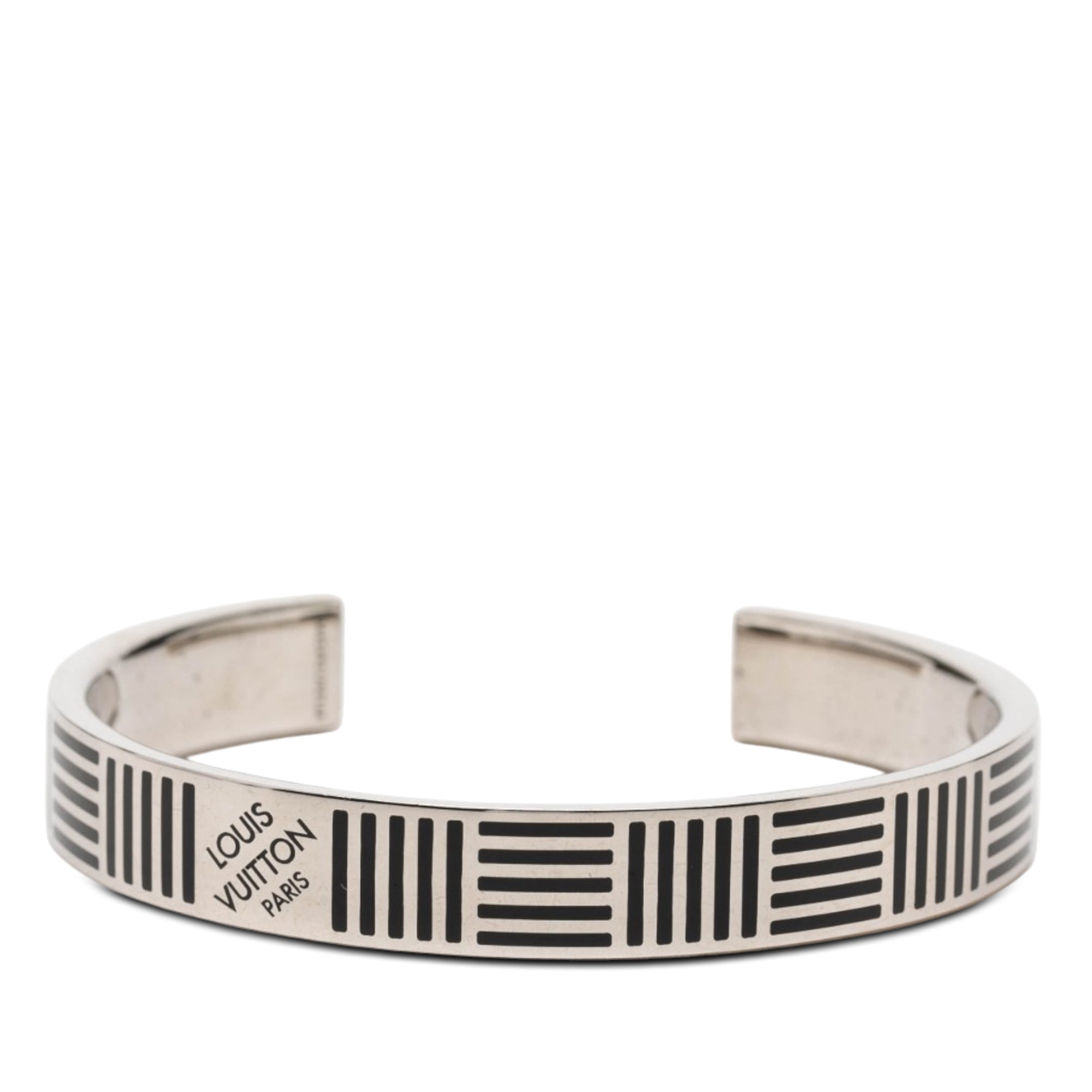 Brass Damier Colors Cuff Bracelet - Image 1