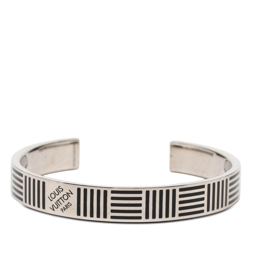 Brass Damier Colors Cuff Bracelet - Image 1