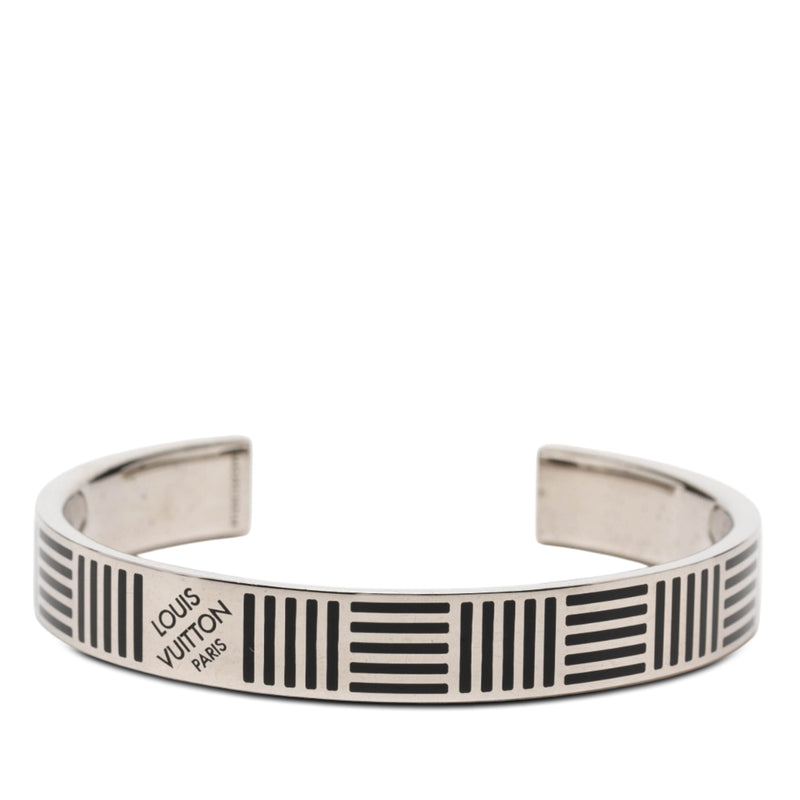 Brass Damier Colors Cuff Bracelet
