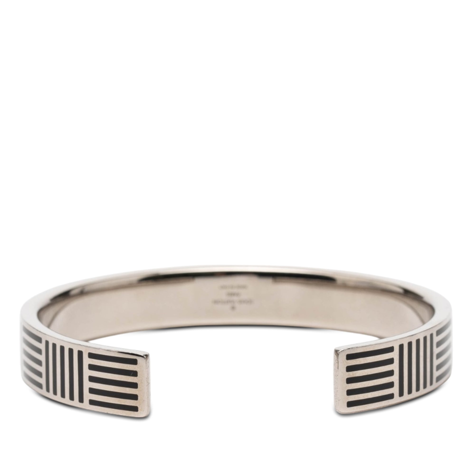 Brass Damier Colors Cuff Bracelet - Image 3
