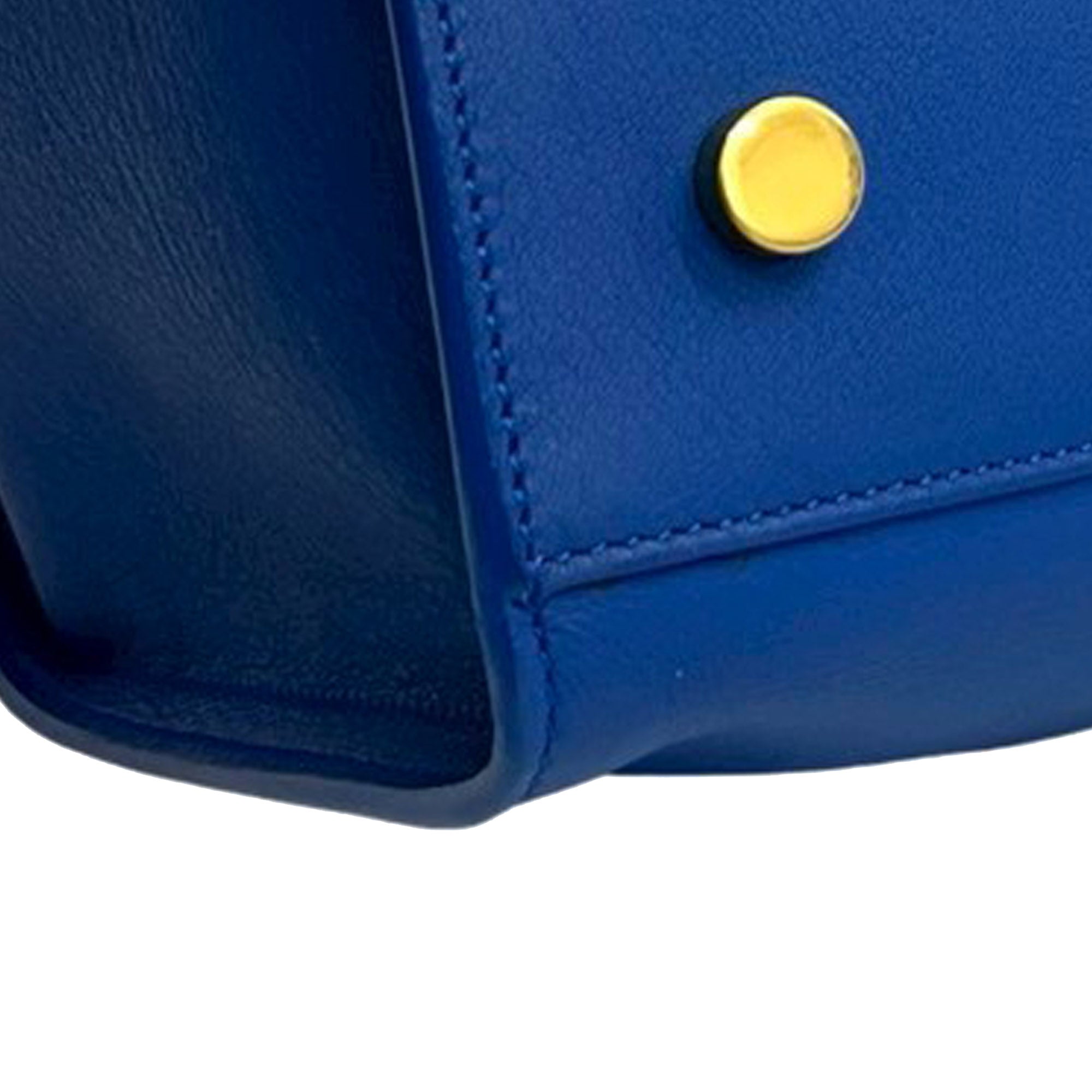 Small Leather Monogram Downtown Cabas Satchel - Image 11