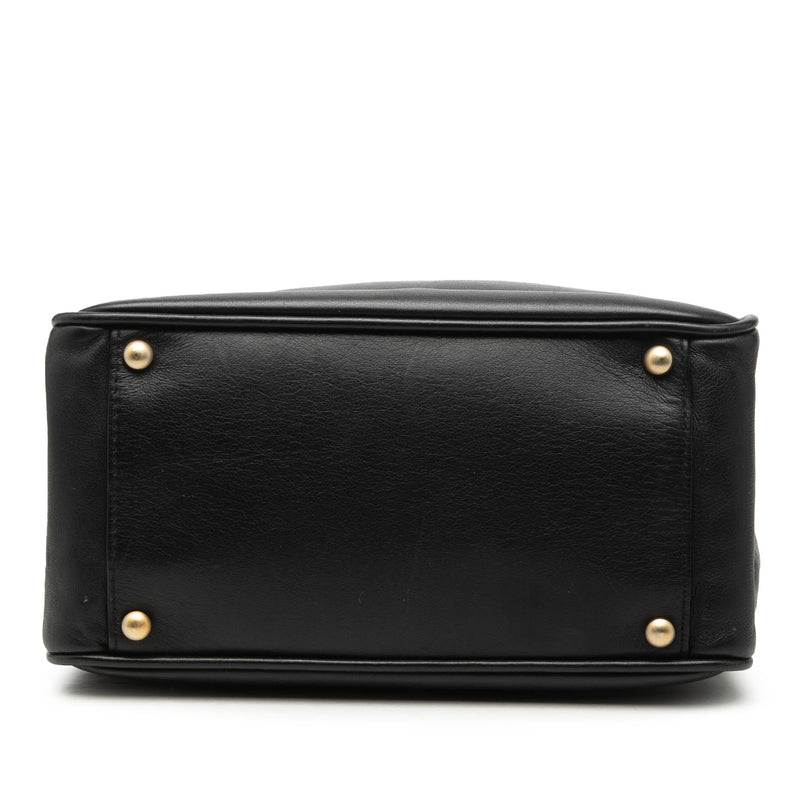 Lambskin Embossed Camellia Logo Tote - Image 3
