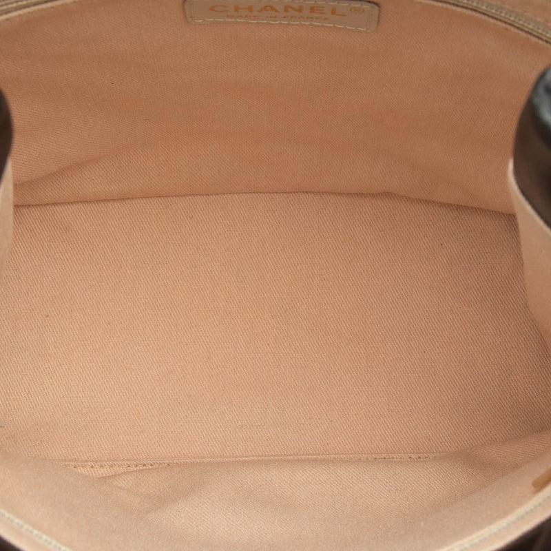 Lambskin Embossed Camellia Logo Tote - Image 4