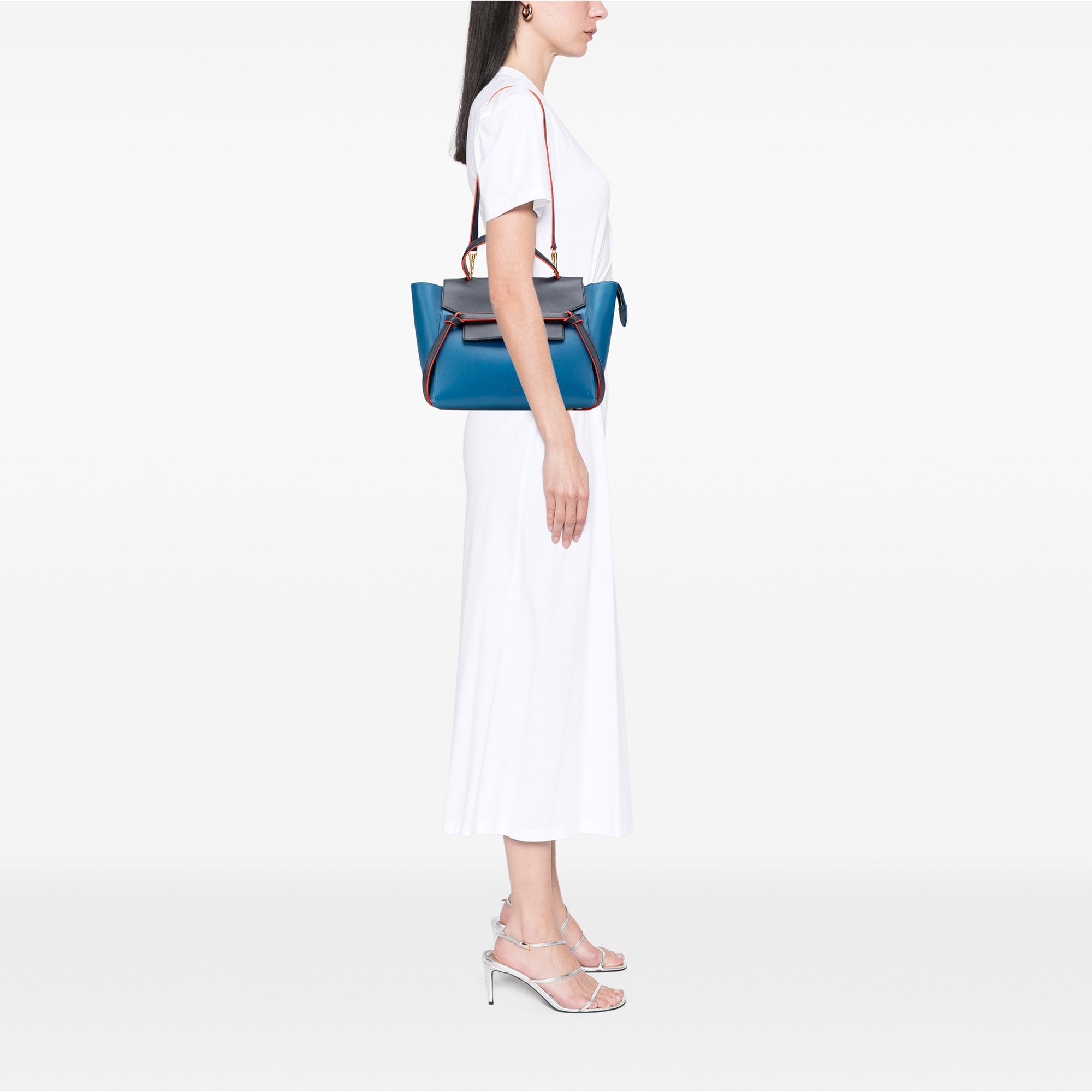 Mini Tricolor Smooth Calfskin Belt Bag - Image 12