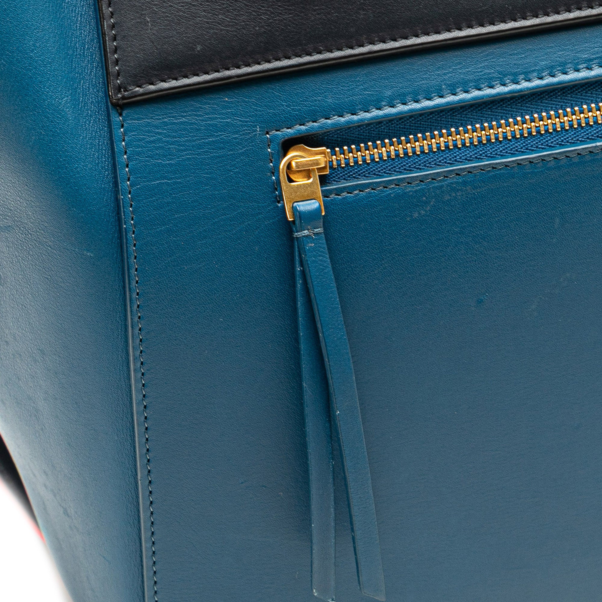 Mini Tricolor Smooth Calfskin Belt Bag - Image 9